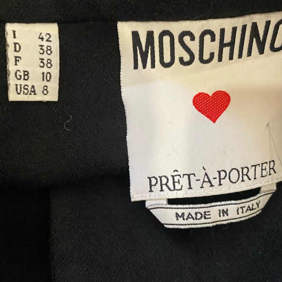 Moschino Black And White Skirt - Picture 2 of 3